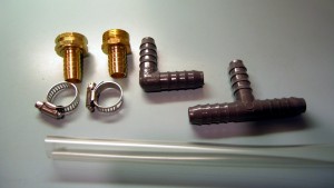 brass and plastic fittings
