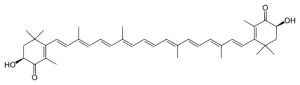 astaxanthin molecule